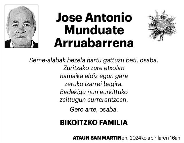 Jose Antonio Munduate Arruabarrena 2x2