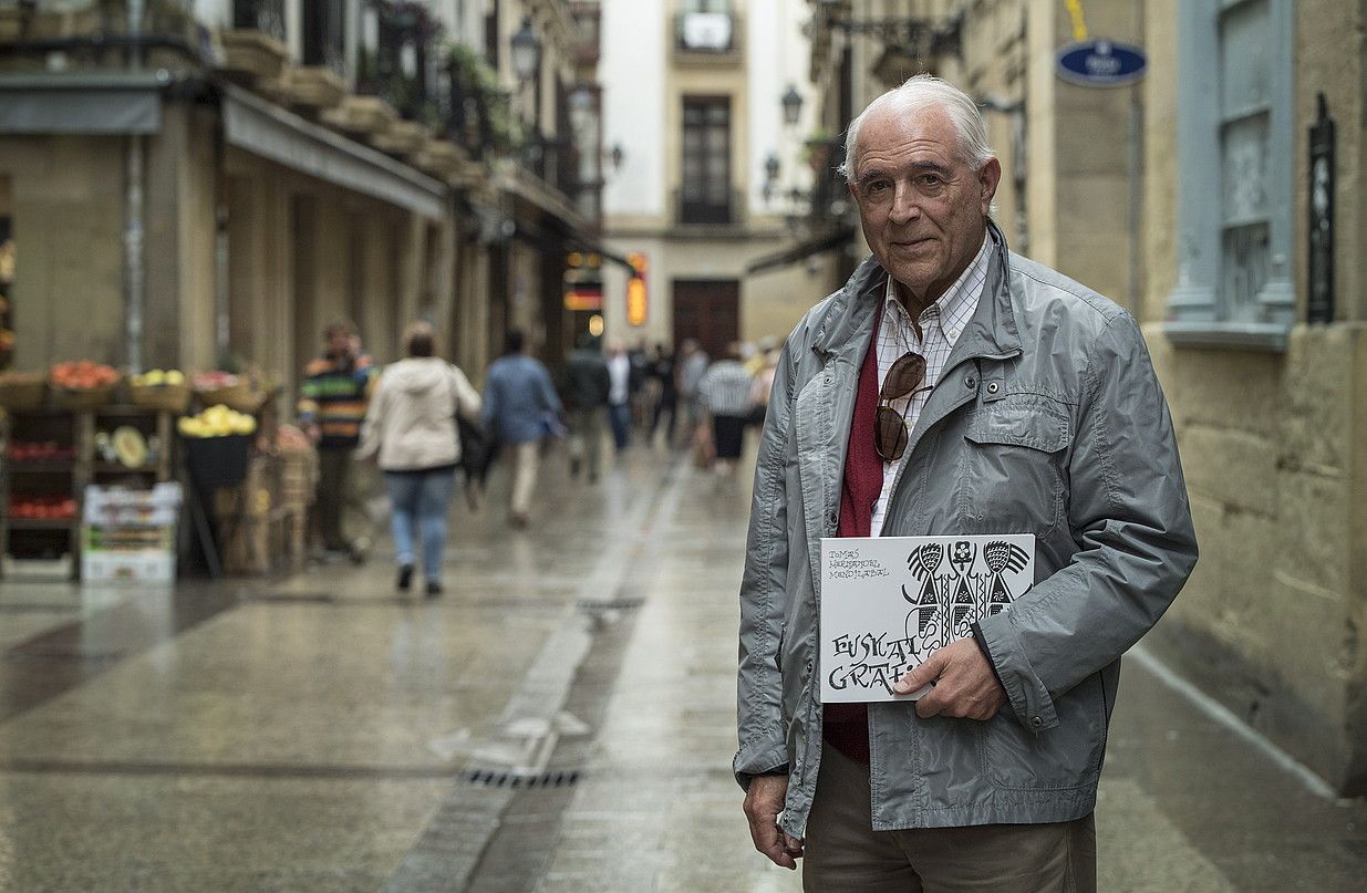 Euskal grafia liburuko irudi bat. TOMAS HERNANDEZ.