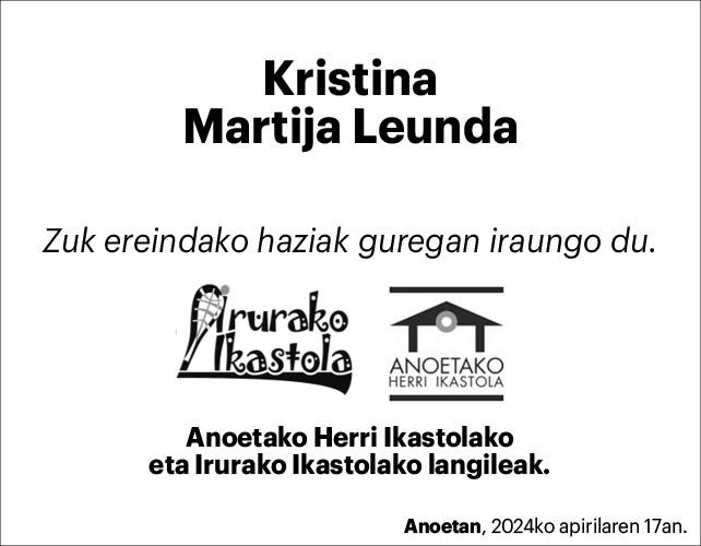 Kristina Martija Leunda 1