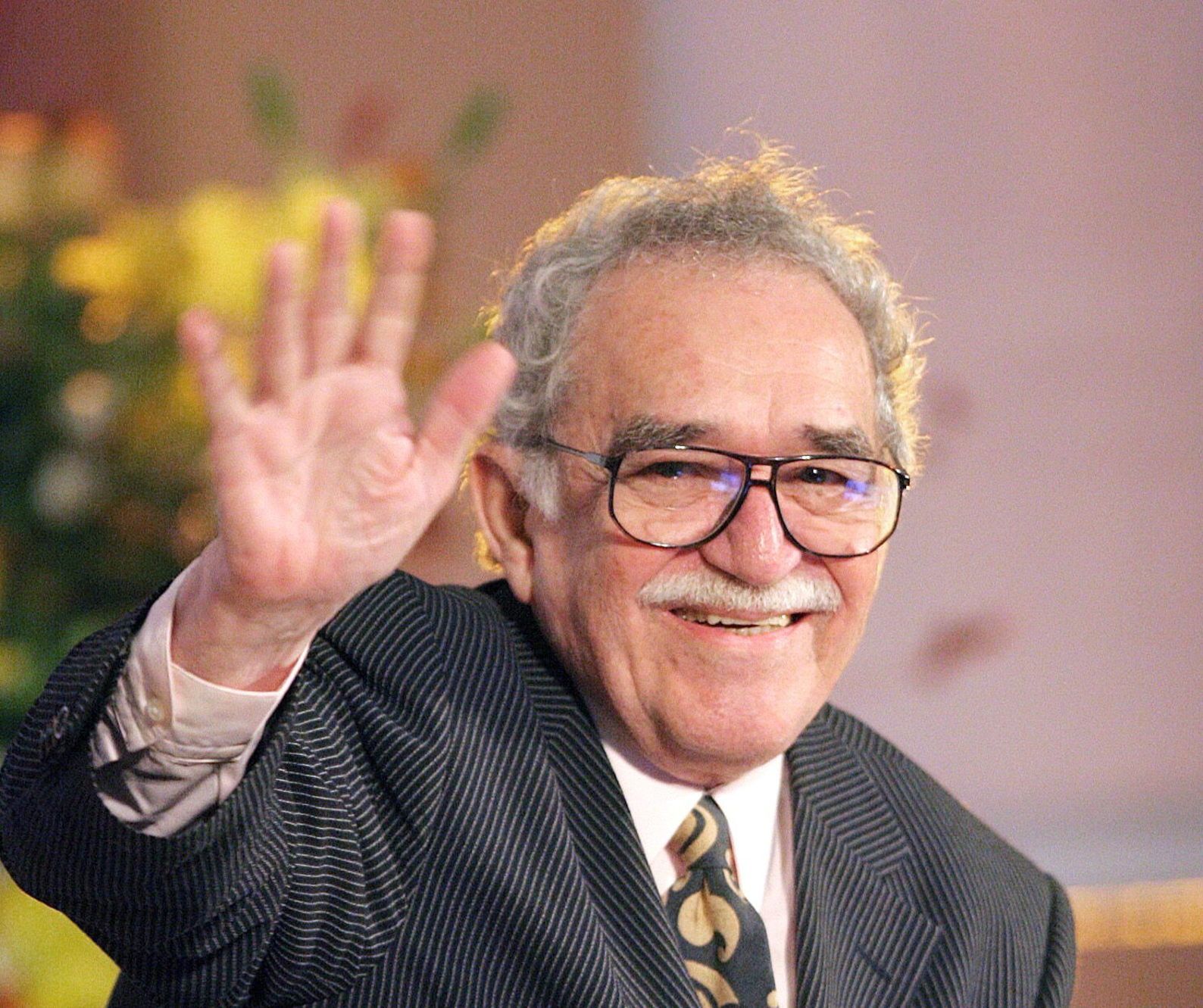 Gabriel Garcia Marquez idazlea, 2006ko abuztuan, Mexikoko Monterrey hirian, ekitaldi batean. JOSE MENDEZ / EFE