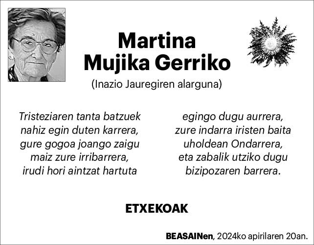 martina Mujika Gerriko
