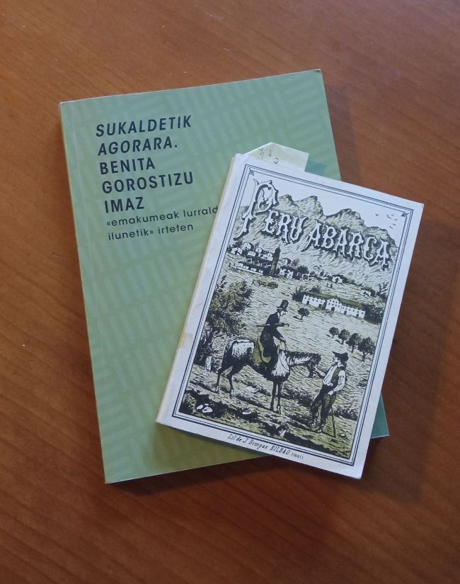Benita Gorostizuren eleberria eta 'Peru Abarka' euskarazko lehen nobela. Benita Gorostizuren eleberria eta 'Peru Abarka' euskarazko lehen nobela.