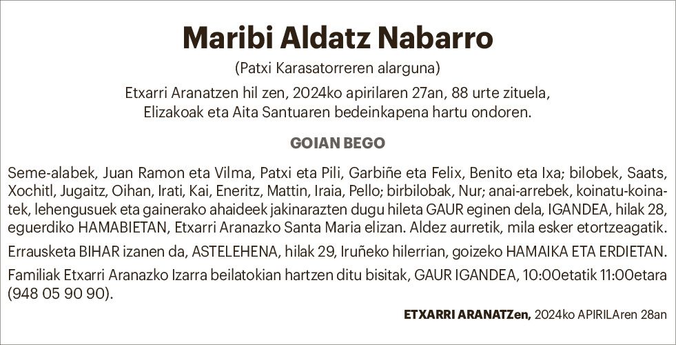 Maribi Aldatz 3x2