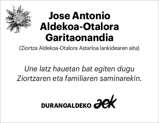Jose Antonio Aldekoa (Aek) 2x2