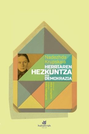 Nadezhda Krupskaiaren 'Herriaren hezkuntza eta demokrazia' saiakeraren azala.
