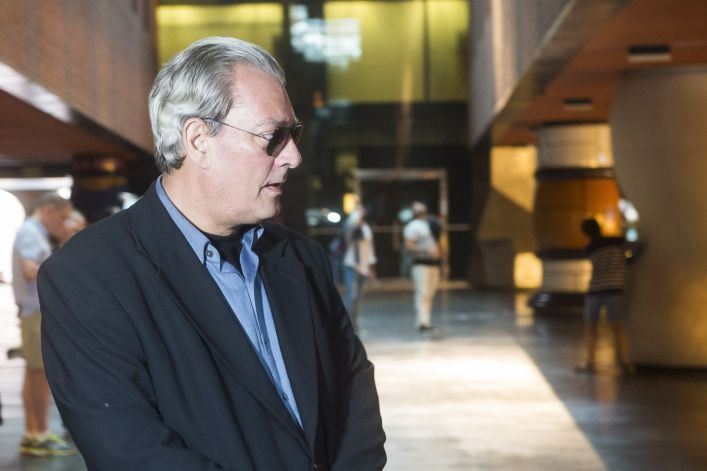 Paul Auster Bilboko Azkuna Zentroan. LUIS JAUREGIALTZO / FOKU