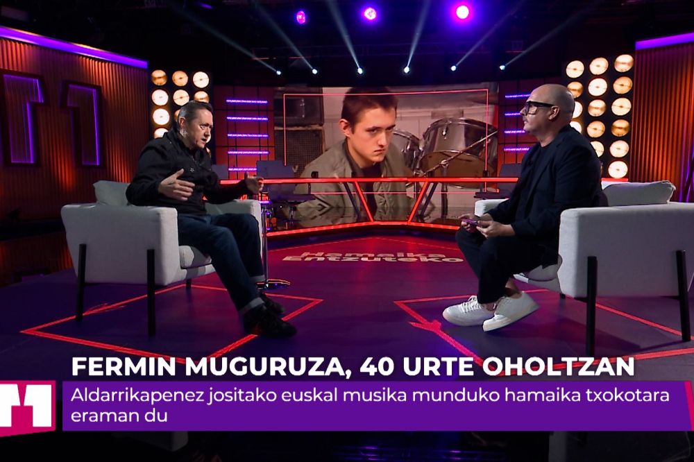 Fermin Muguruza ETB1eko '11 Entzuteko' saioan. Fermin Muguruza ETB1eko '11 Entzuteko' saioan.