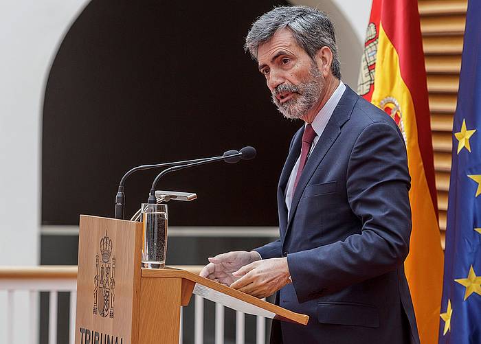 Carlos Lesmes Espainiako Auzitegi Goreneko presidentea, artxiboko irudian. SANTI OTERO / EFE