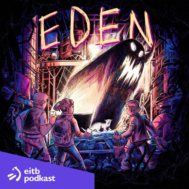 'Eden' soinu fikzioaren kartela. 'Eden' soinu fikzioaren kartela.