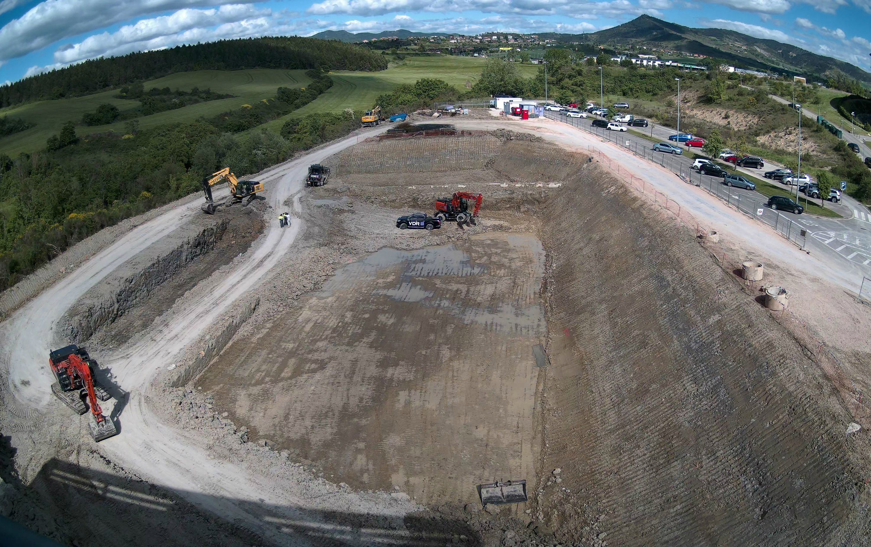 Ingeteam Eguesibarren egiten ari den planta berria. INGETEAM