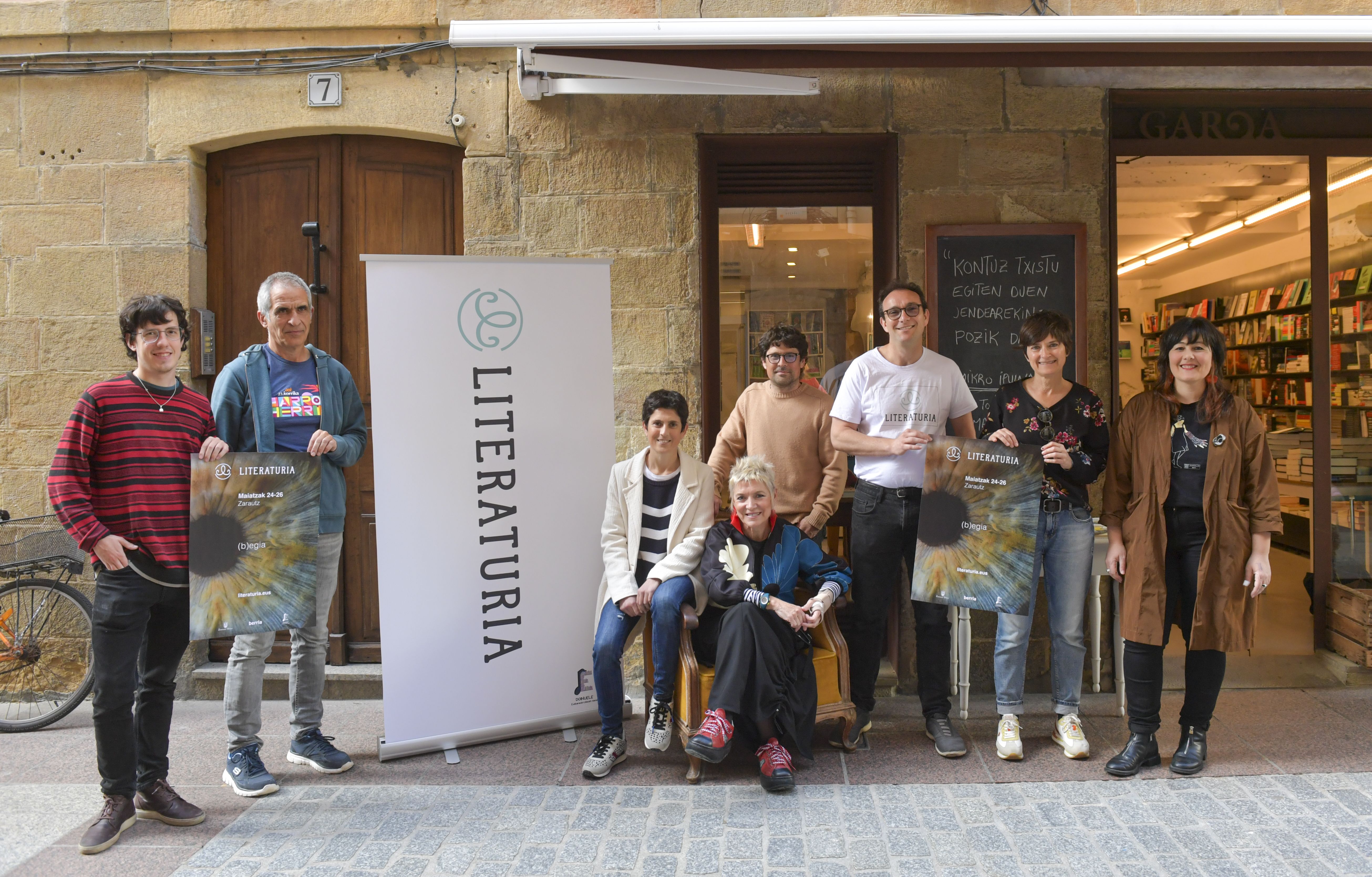 Literaturiaren aurkezpena, gaur arratsaldean, Zarautzen. IDOIA ZABALETA/ FOKU