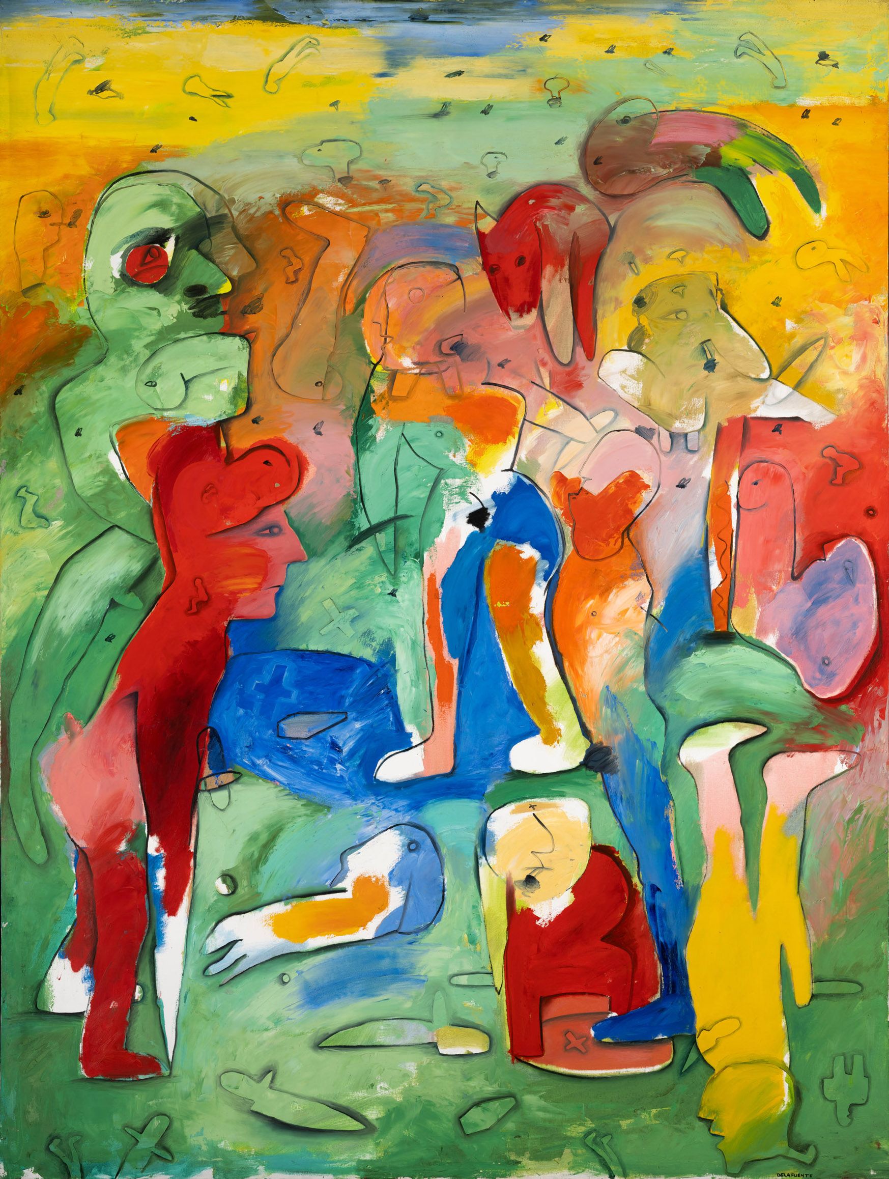 Iñaki de la Fuente artistaren artelana, 1984koa.