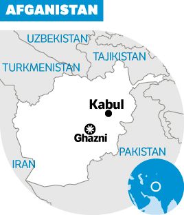 Ehunka pertsona hil dituzte Afganistango Ghazni hirian, lau eguneko erasoaldian. Ehunka pertsona hil dituzte Afganistango Ghazni hirian, lau eguneko erasoaldian.