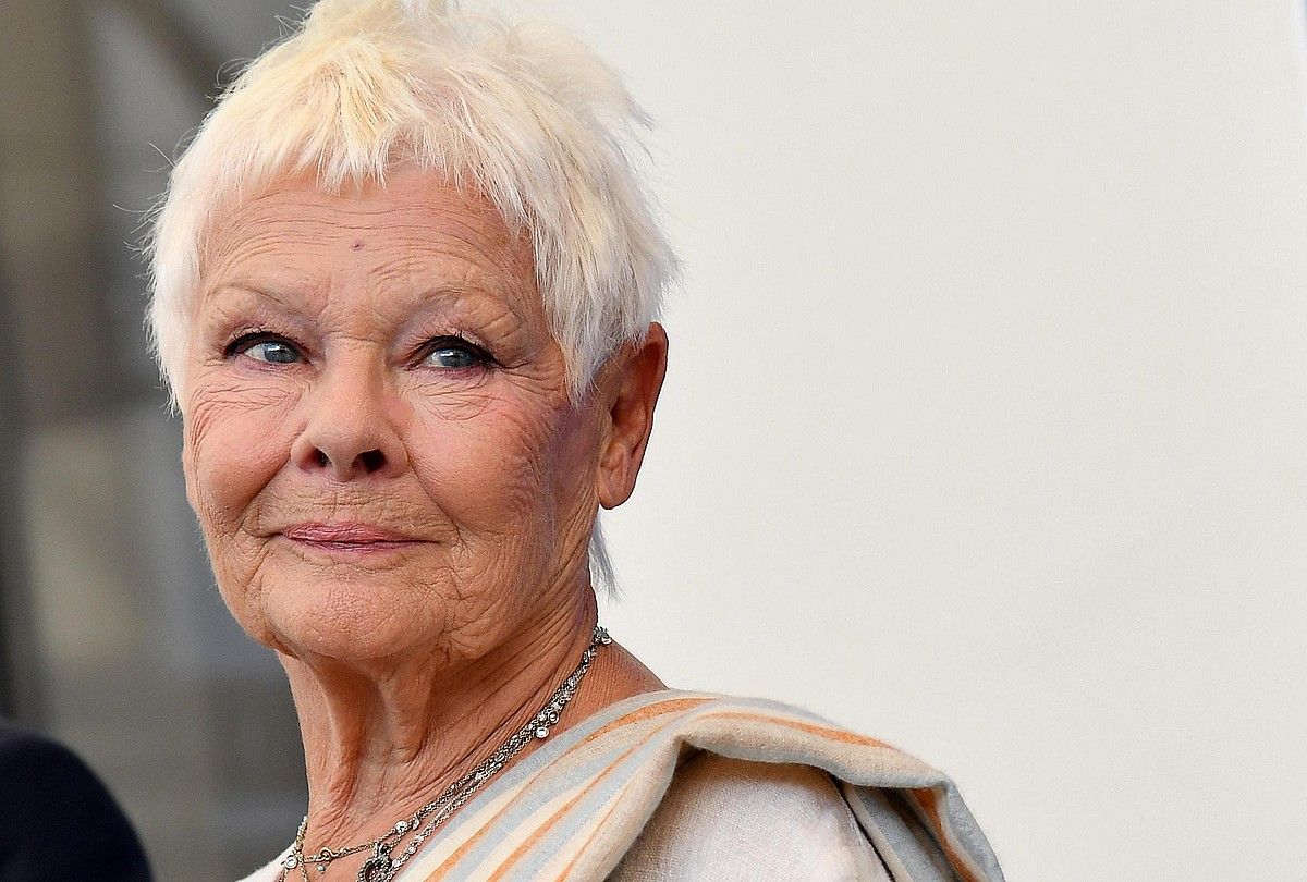 Judi Dench aktorea, iaz, Veneziako Mostran, Victoria & Abdul filma aurkezten. ETTORE FERRARI / EFE.