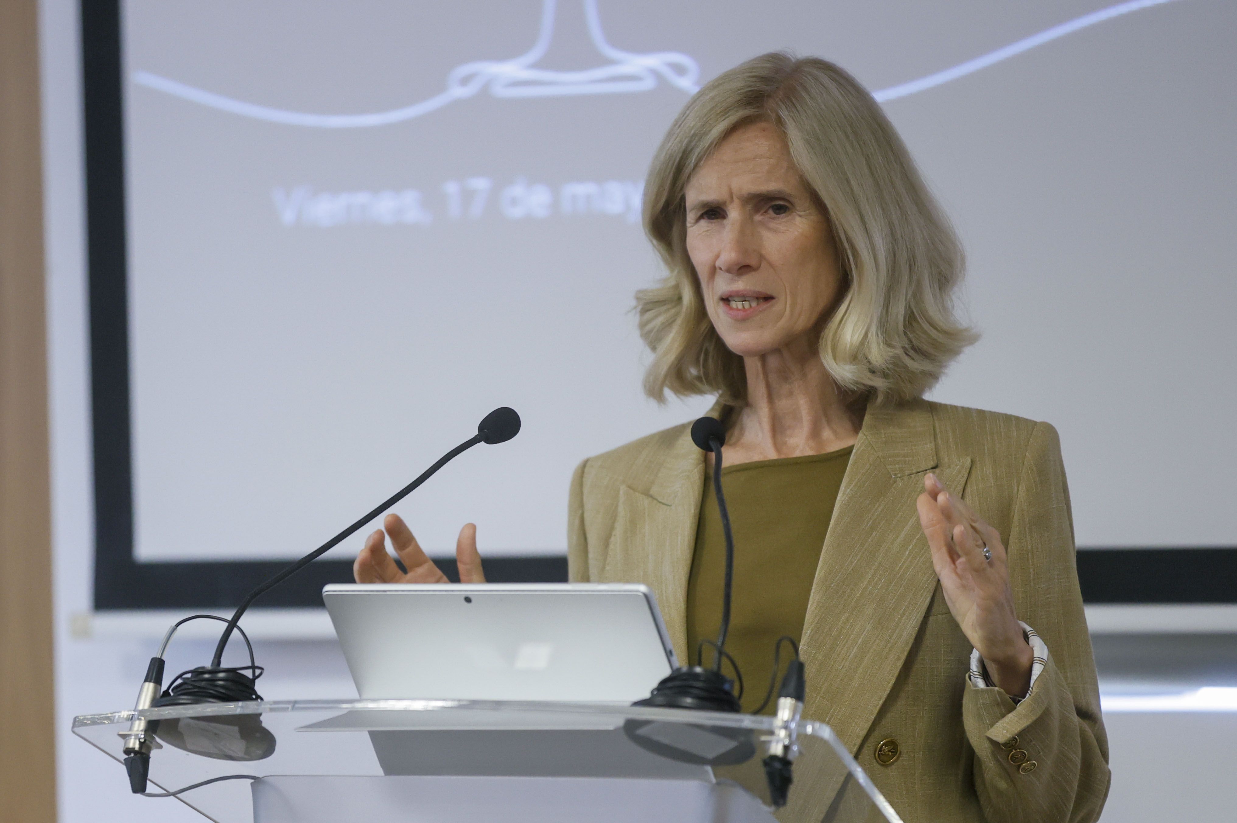 Cristina Garmendia, joan den astean, Madrilen. FERNANDO ALVARADO / EFE