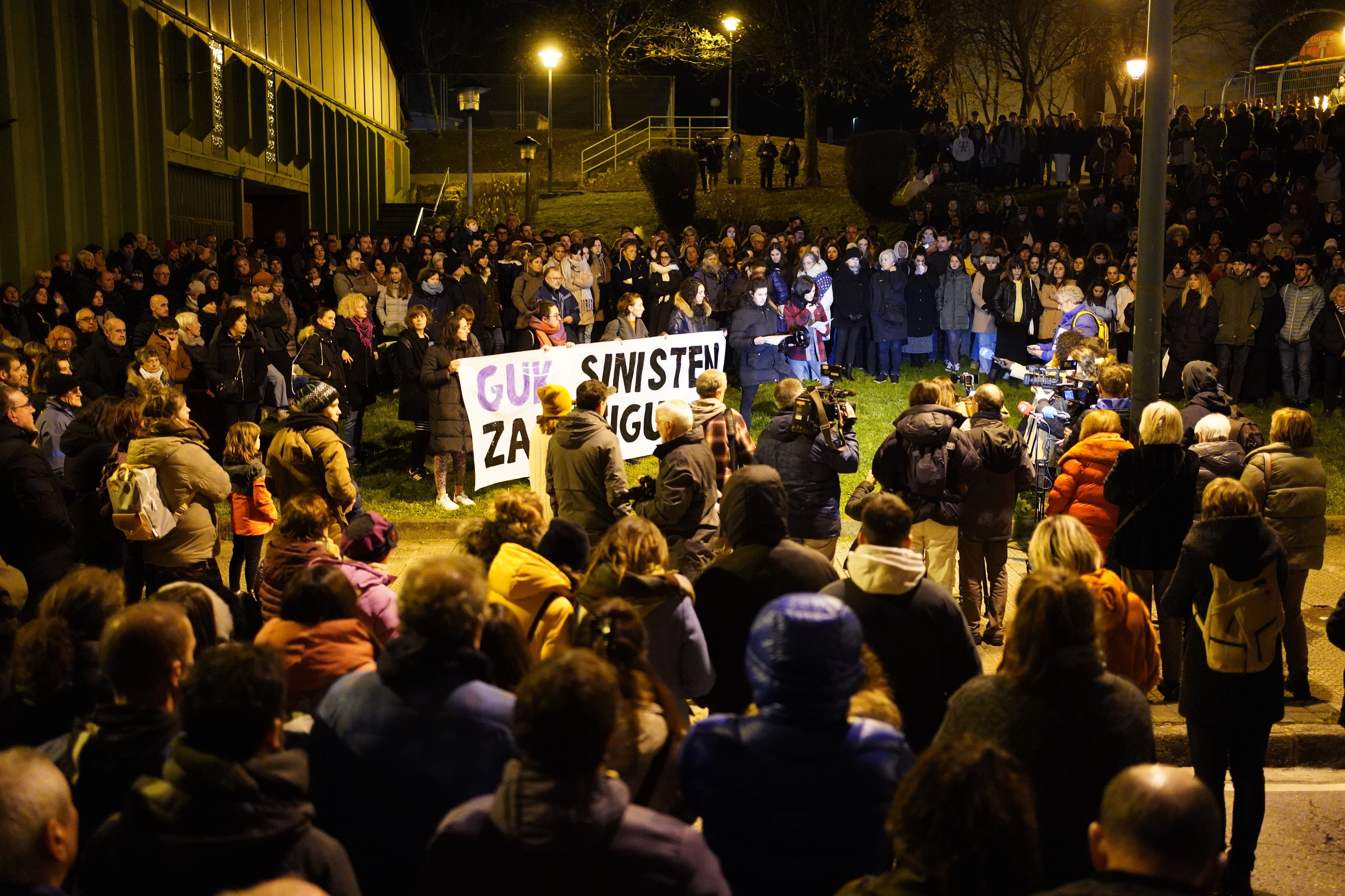  Gernikako Sare Feministak egindako protesta, iazko abenduan. ARITZ LOIOLA / FOKU 