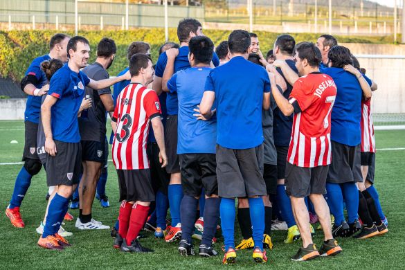 Athletic Genuine taldekoen entrenamendua, Lezaman, iaz. ATHLETIC FUNDAZIOA Athletic Genuine taldekoen entrenamendua, Lezaman, iaz. ATHLETIC FUNDAZIOA