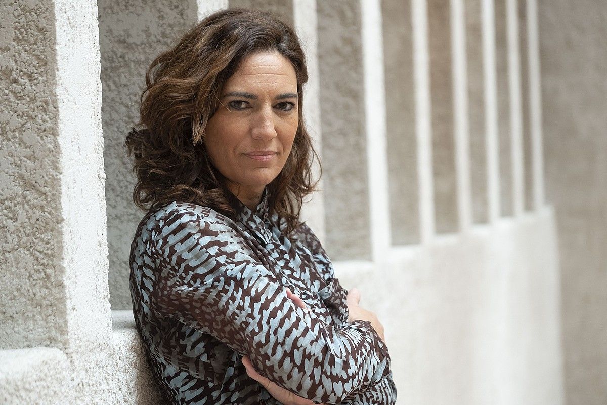 Susana Erroz, ETB2ko Navarra Directo saioko aurkezlea. EITB.