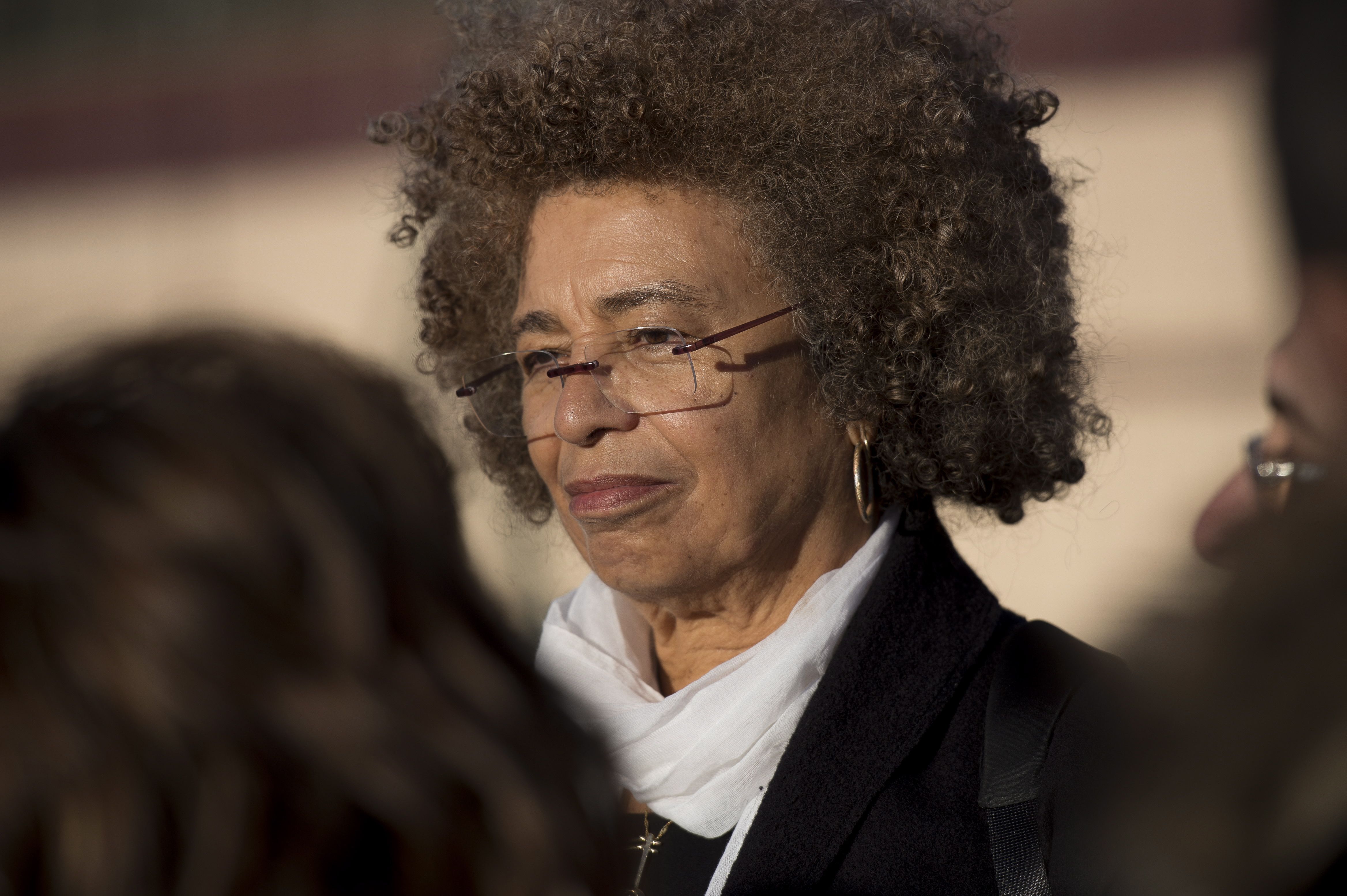 Angela Davis, 2016ko otsailean Euskal Herrian izan zenean. IÑIGO URIZ / FOKU