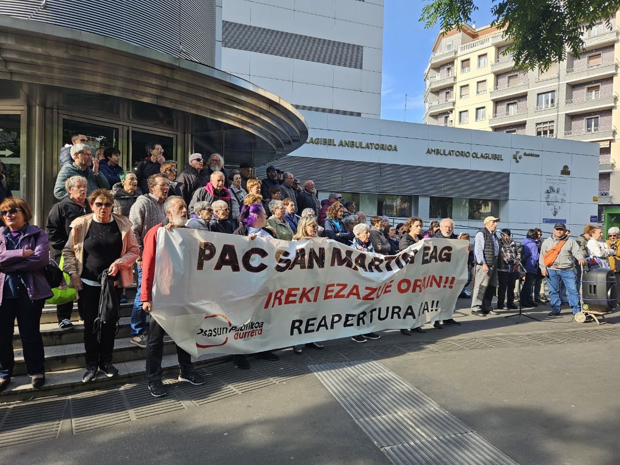 Osasun Publikoa Aurrera Plataformaren elkarretaratzea