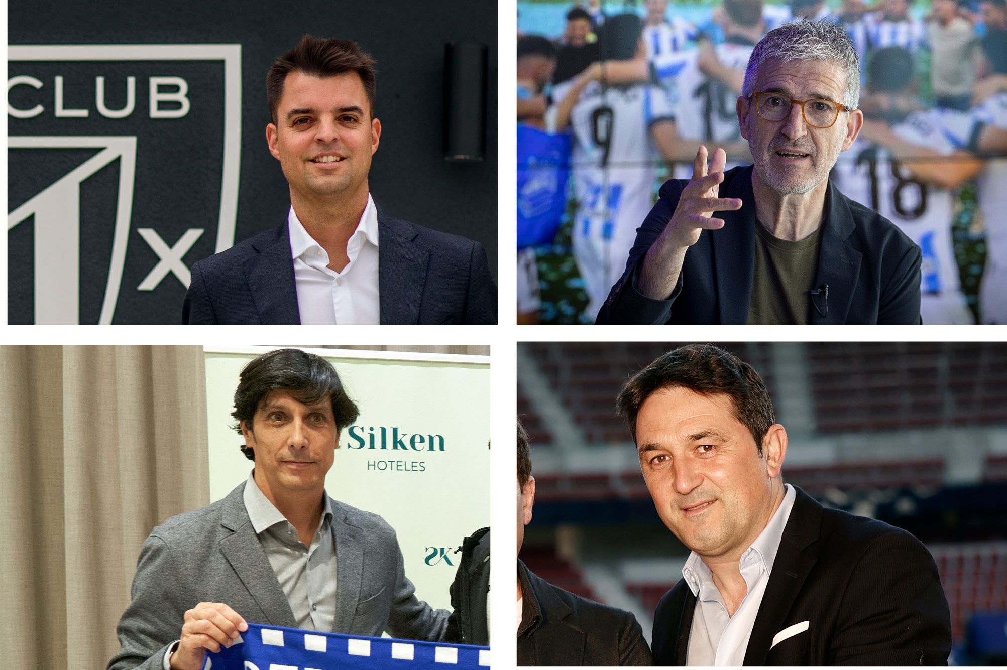 Lehen Mailako euskal taldeen kirol zuzendariak. EFE