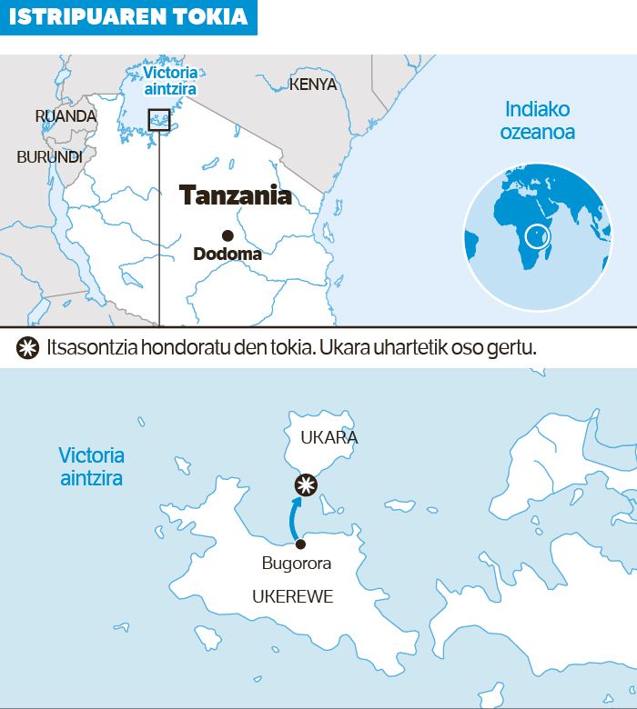 Gutxienez 136 pertsona hil dira Tanzanian ferry bat hondoratuta.