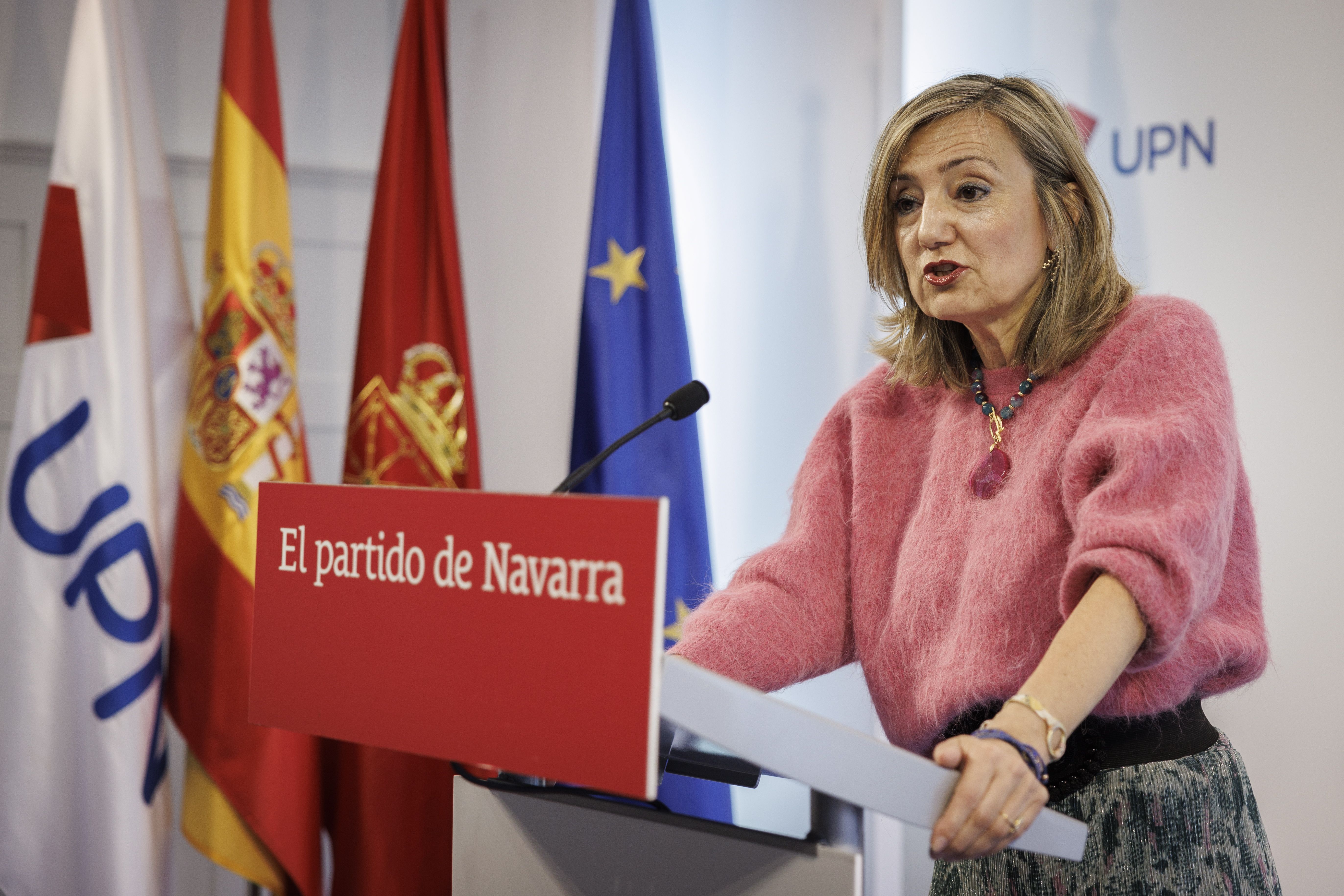 Cristina Ibarrola, UPNko burua, artxiboko argazki batean. VILLAR LOPEZ / EFE