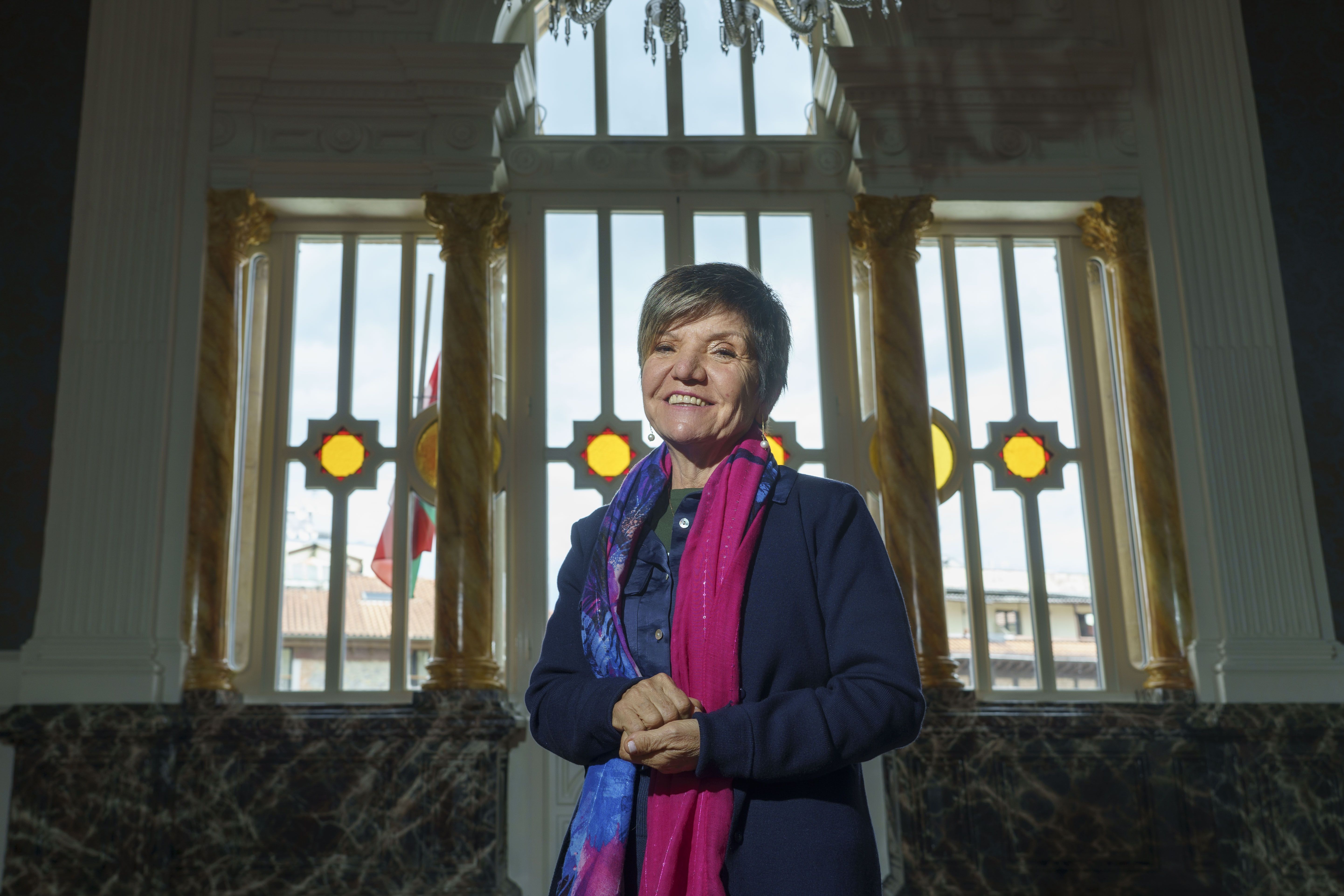 Gloria Cuartas, Kolonbiako Bake Akordioaren Inplementaziorako Bulegoko burua. JON URBE / FOKU