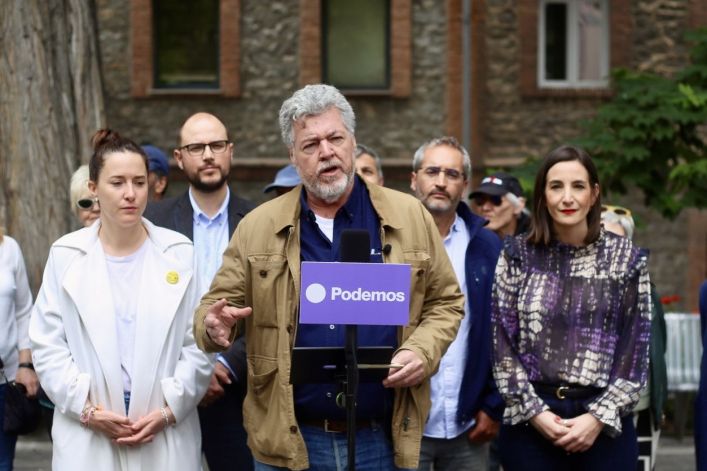 Lopez Uralde, gaur goizean egindako prentsaurrekoan. AHAL DUGU Lopez Uralde, gaur goizean egindako prentsaurrekoan. AHAL DUGU