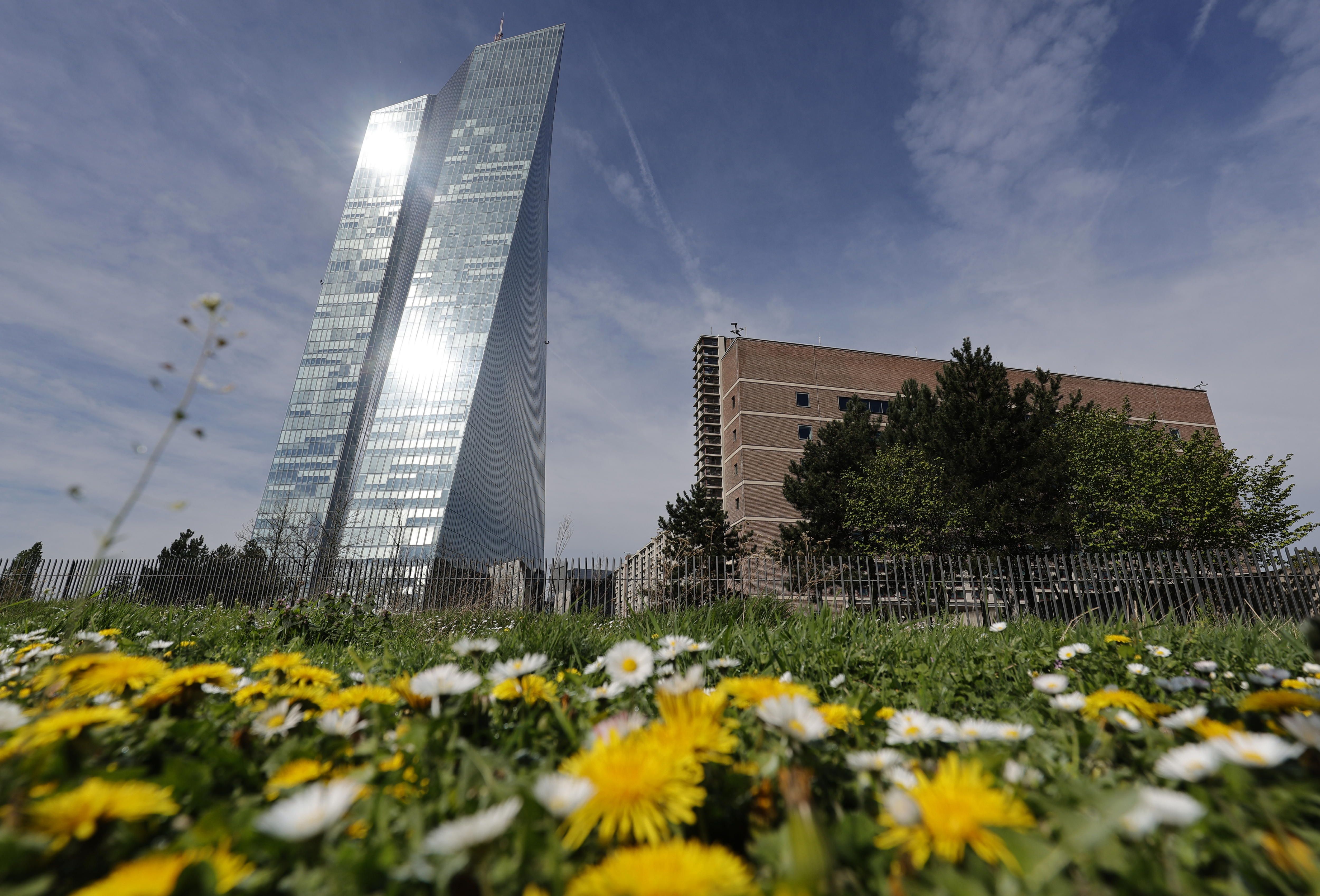 EBZren dorrea, Frankfurten. ROLAND WITTEK / EFE