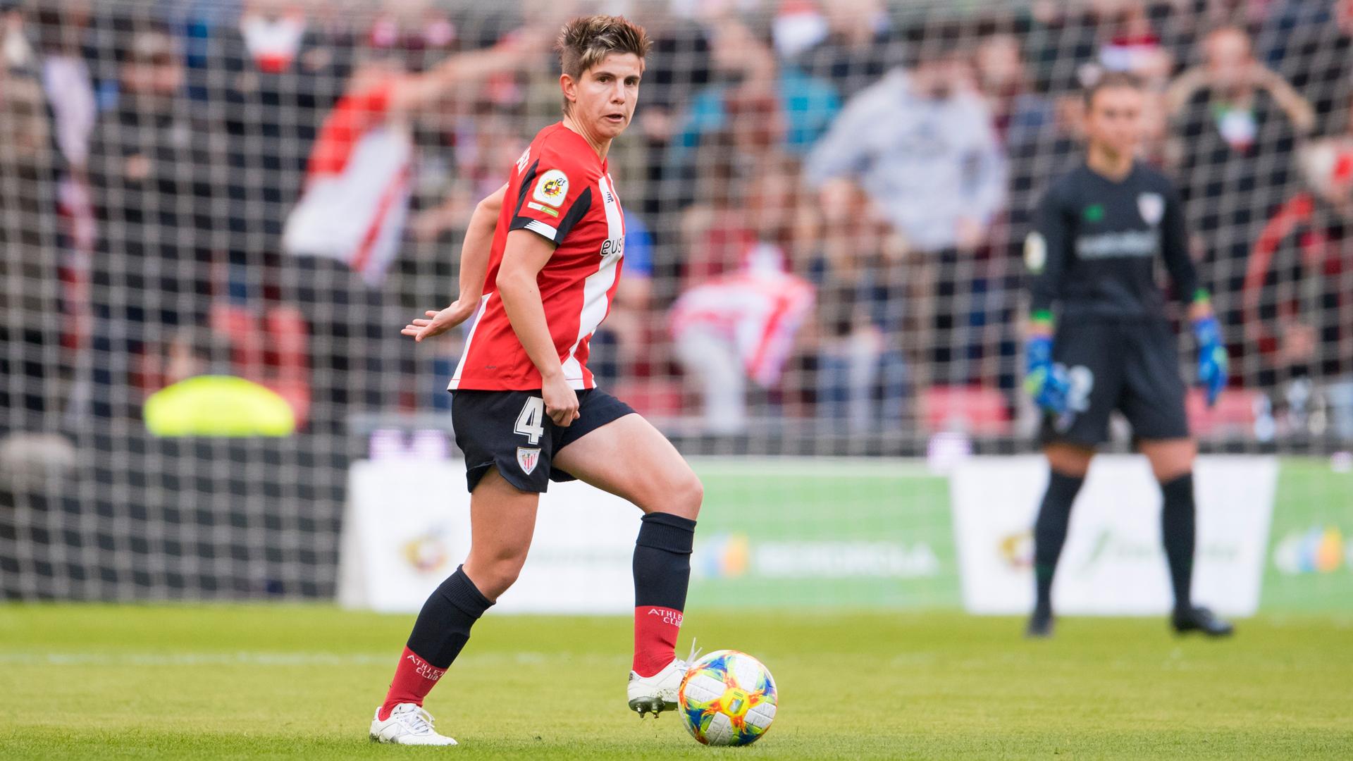 Garazi Murua San Mamesen jokatutako partida batean. ATHLETIC