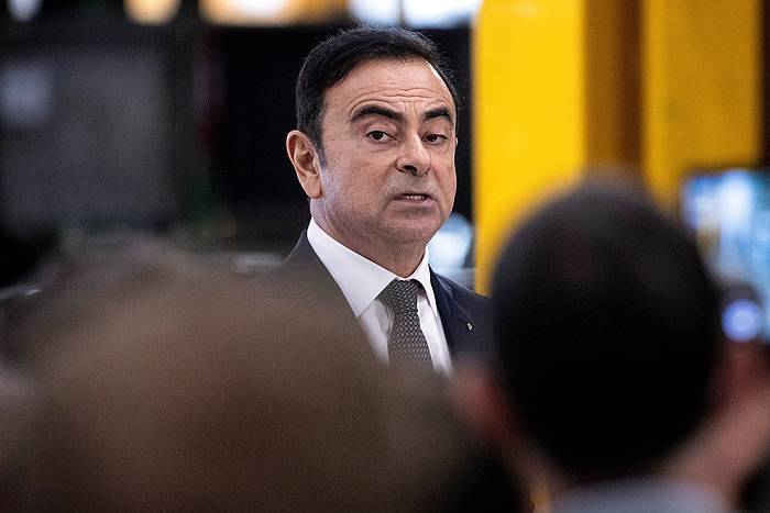 Carlos Ghosn Renaulteko presidentea da, eta Renault-Nissan-Mitsubishi aliantzaren burua. ETIENNE LAURENT / EFE