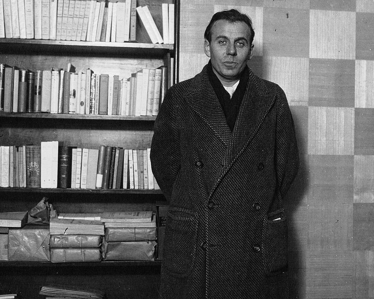 Louis-Ferdinand Celine, 1932ko irudi batean. BERRIA.