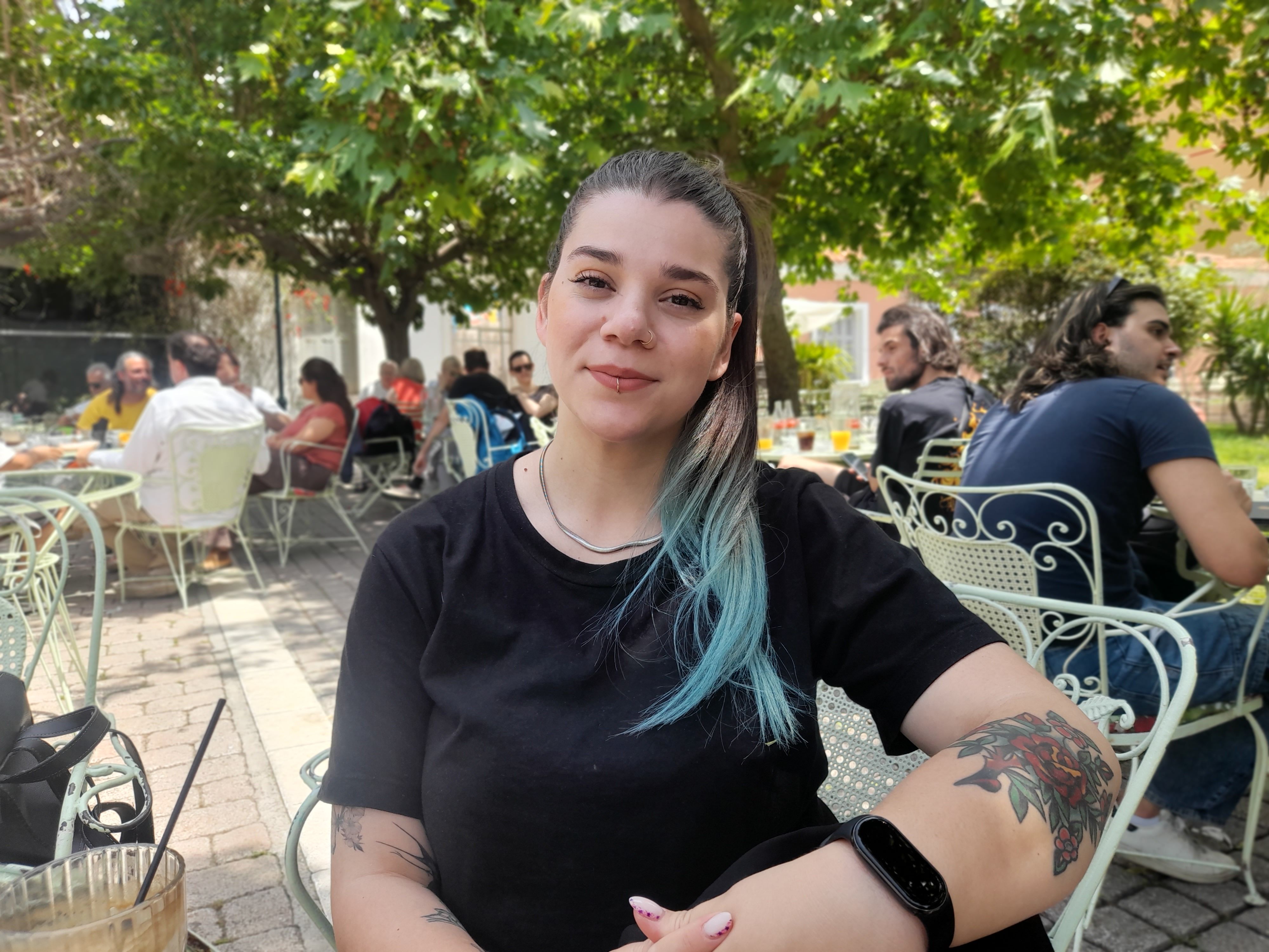 Georgia Nikoletu 24 urteko gaztea, Atenasen. RICARD GONZALEZ