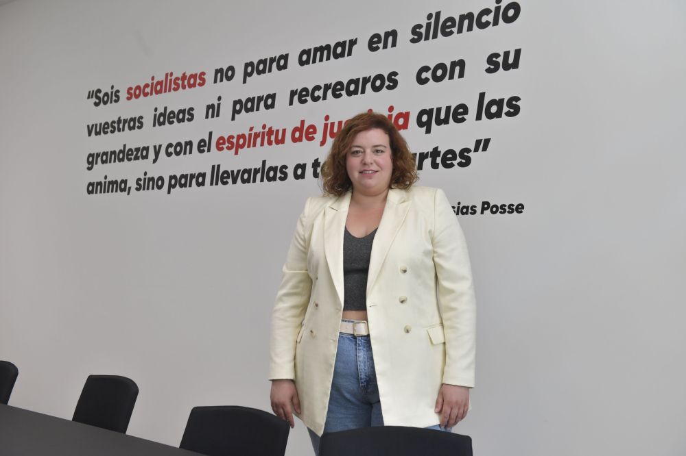 Elena Santxo, PSNren egoitzan, artxiboko irudi batean. IDOIA ZABALETA / FOKU Elena Santxo, PSNren egoitzan, artxiboko irudi batean. IDOIA ZABALETA / FOKU