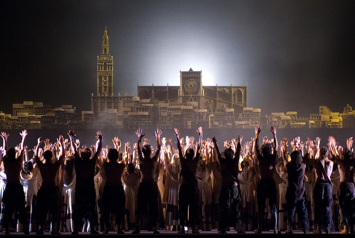 Ludwig van Beethovenen Fidelio opera. GUILLERMO MENDO / OLBE.