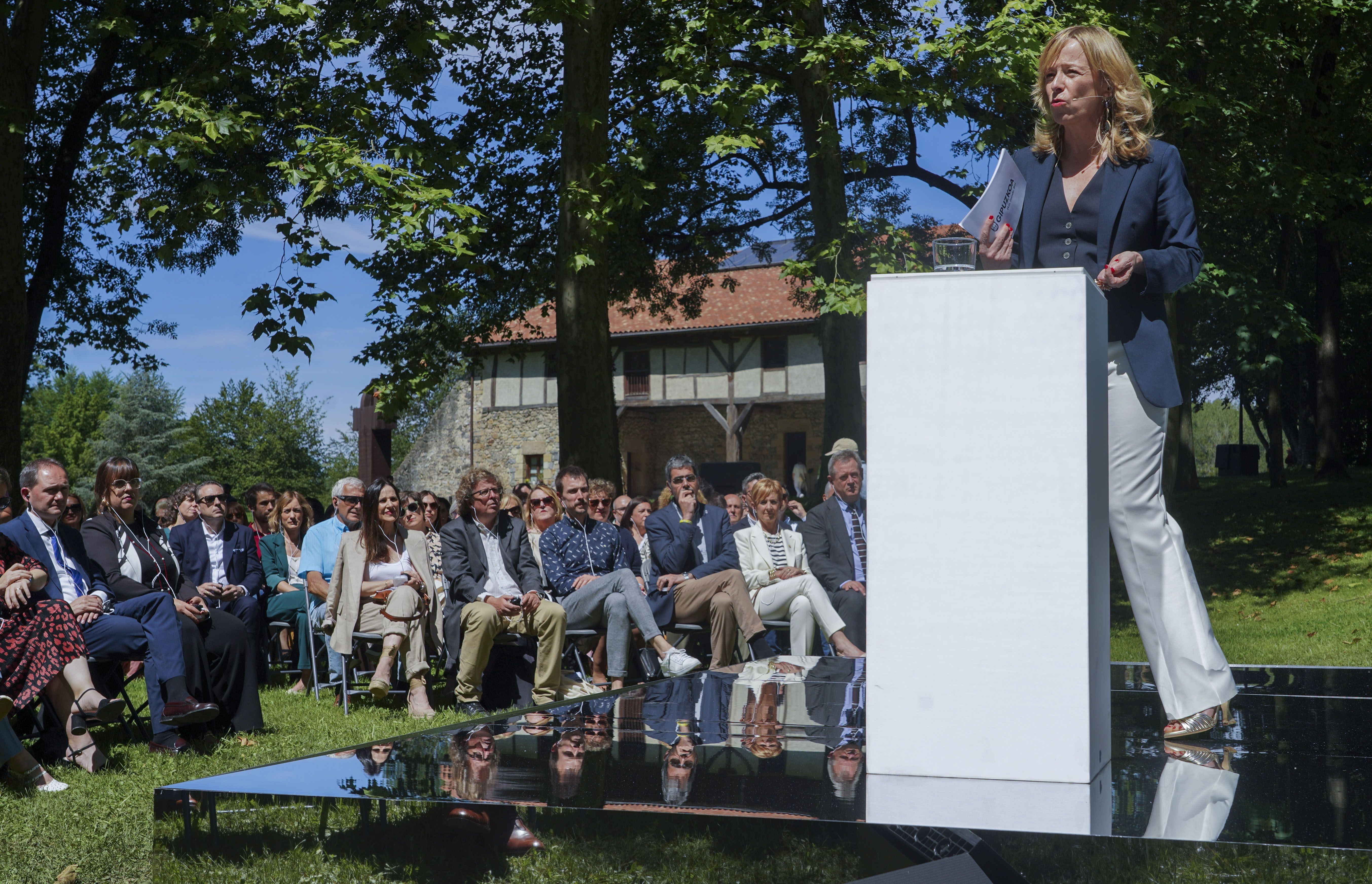(ID_13976408) (Jon Urbe/@FOKU) 2024-06-13, Hernani. Aldundiak hurrengo urteetarako plan estrategikoa aurkeztu du Txillida Lekun, Ei...