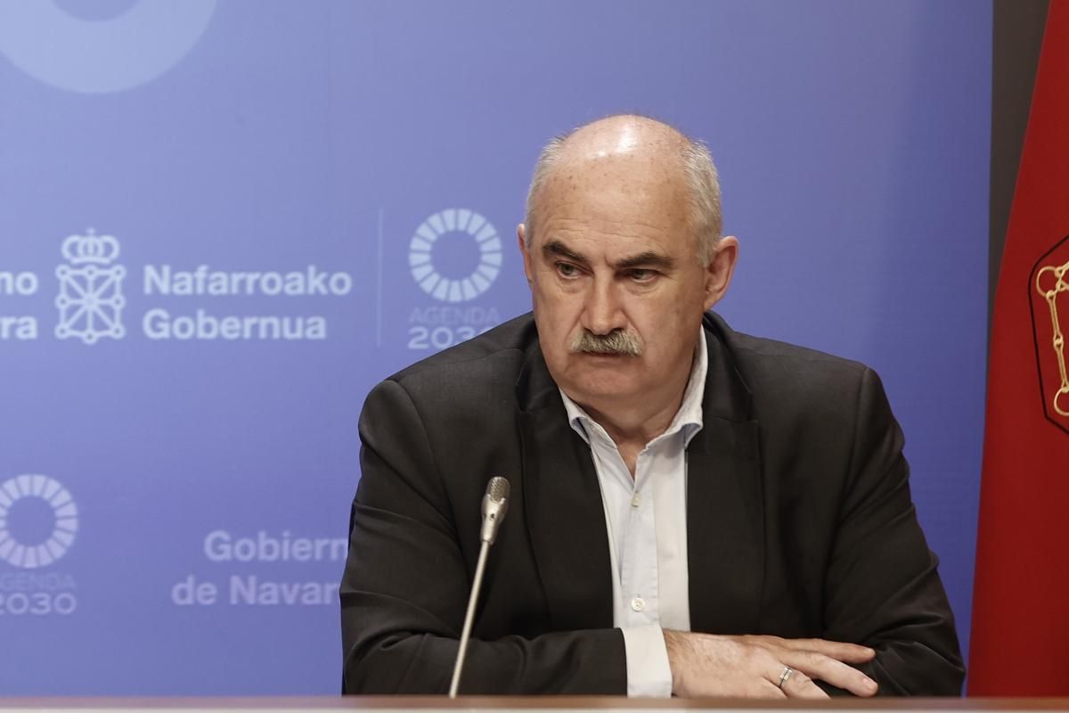 Jose Mari Aierdi Nafarroako Landa Garapen eta Ingurumen kontseilaria, artxiboko irudi batean. JESUS DIGES/EFE