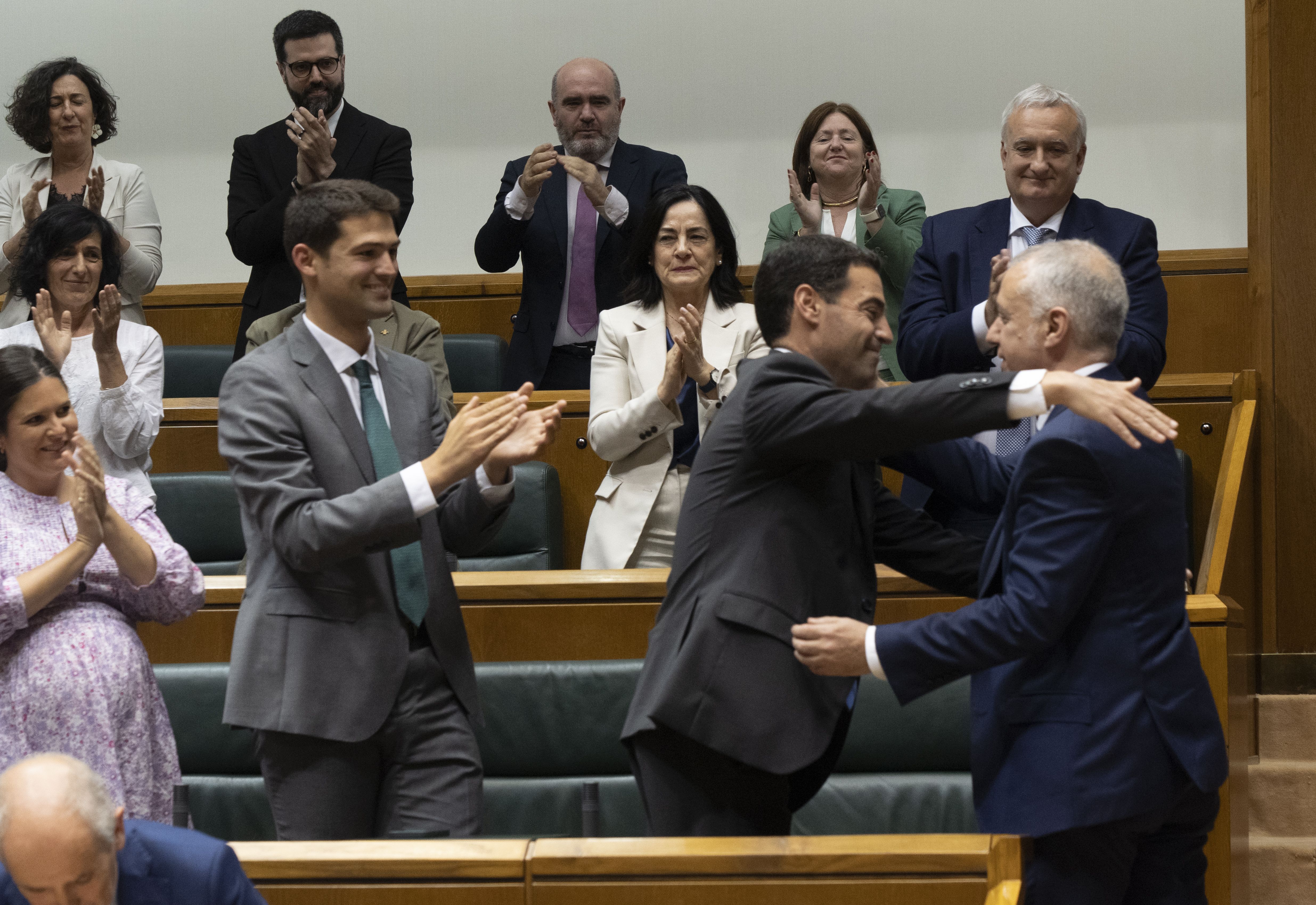 Imanol Pradales, Eusko Jaurlaritzako lehendakaria. RAUL BOGAJO / FOKU