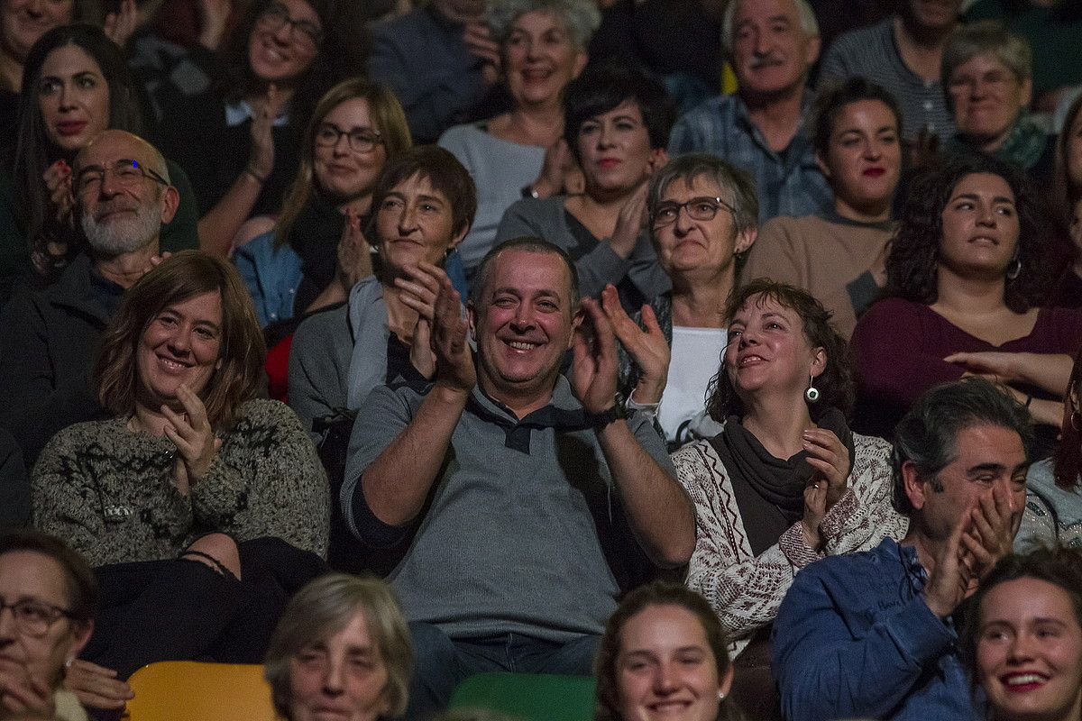 Zaleak Miribillan, atzo, finalean. ARITZ LOIOLA / FOKU.
