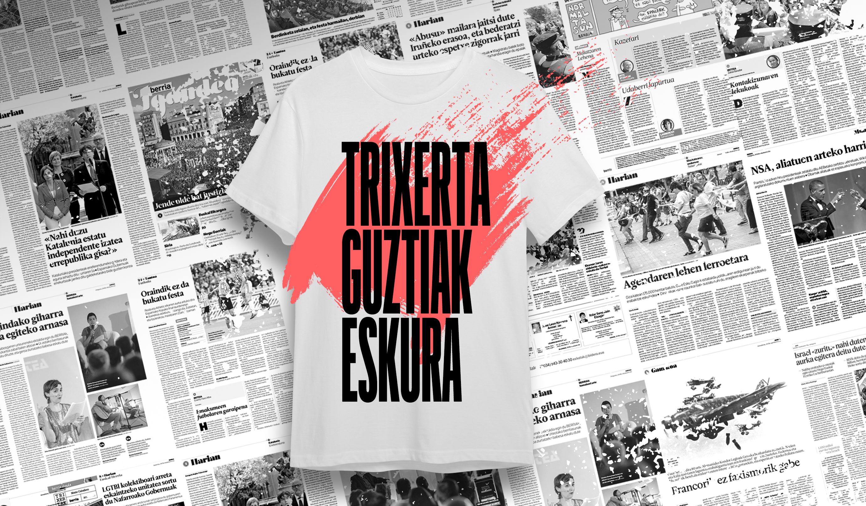 Albisteetan oinarrituta elastikoak egin dituzte euskal sortzaileek. Hamar urteotan 102 trixerta sortu dituzte. BERRIA