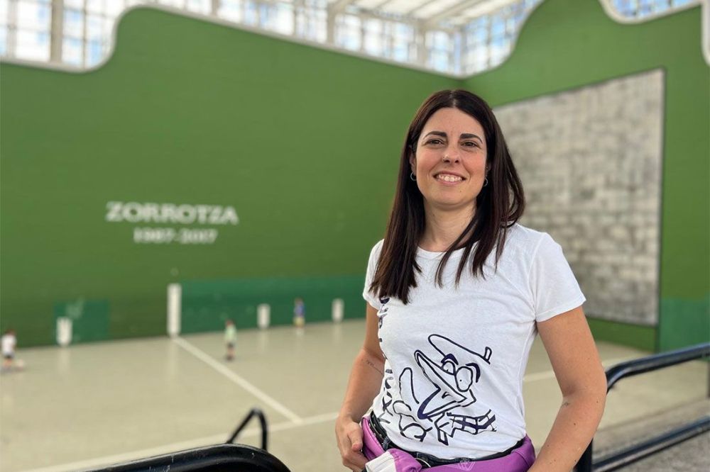 Txinbotarrak konpartsako Nagore Ugarte izango da aurtengo txupinera. BILBOKO KONPARTSAK