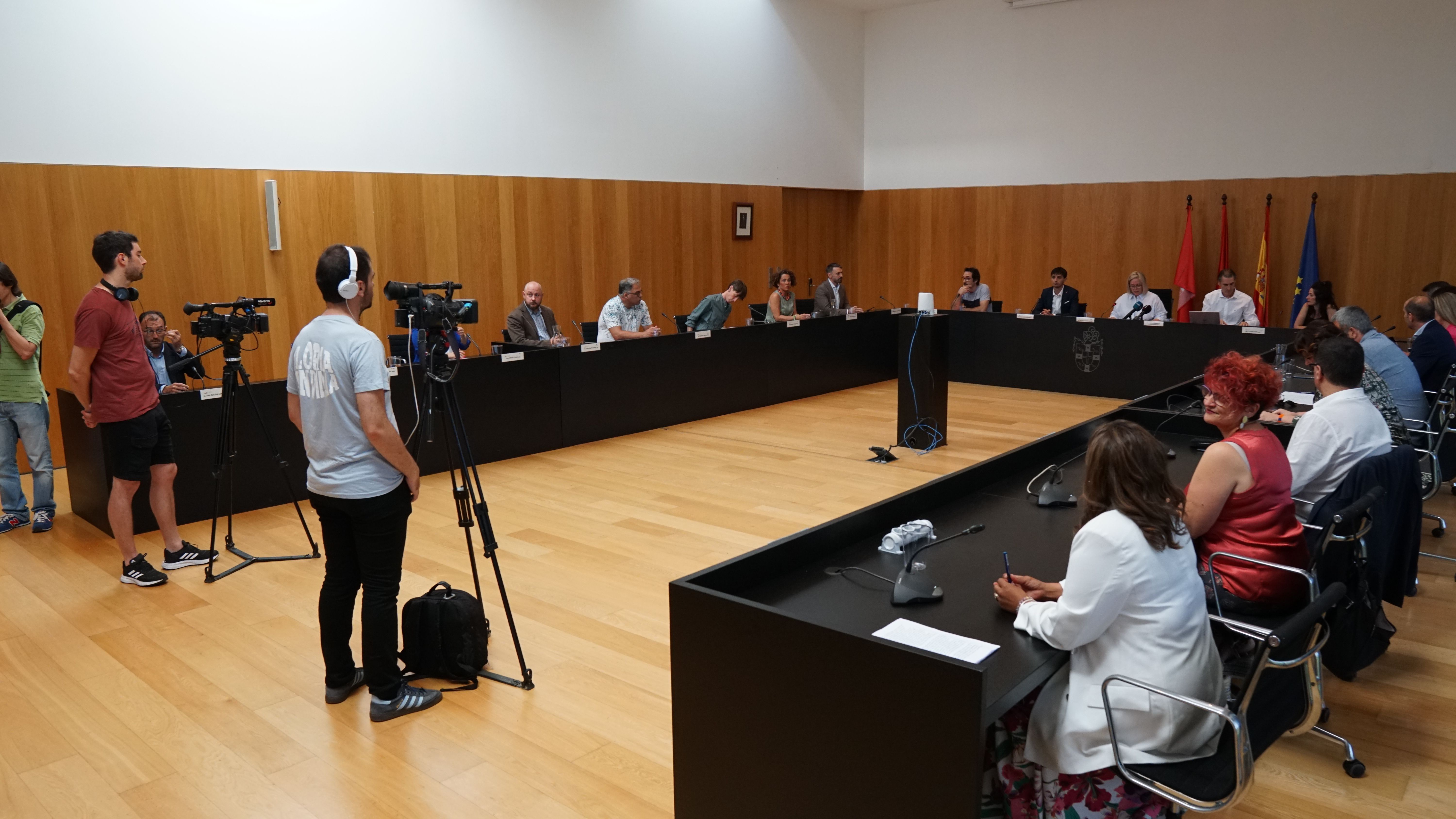 Eguesibarreko udal batzarra, artxiboko irudi batean. AITOR KARASATORRE / FOKU