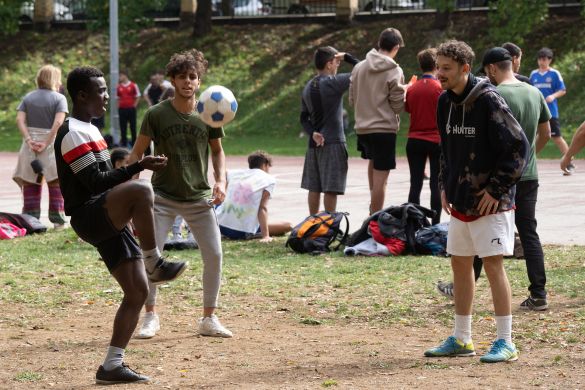 2022ko Iruñerriko Mundialito Antirrazista, Iruñeko Biurdanan. JAGOBA MANTEROLA/ FOKU 2022ko Iruñerriko Mundialito Antirrazista, Iruñeko Biurdanan. JAGOBA MANTEROLA/ FOKU