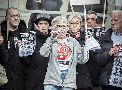 Rosa Garcia, iazko agerraldi batean. GORKA RUBIO, FOKU