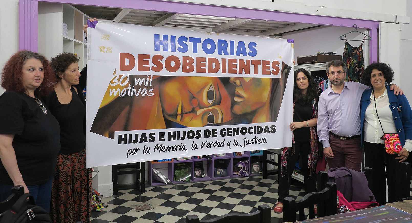 Istorio Desobedienteak egitasmoaren aurkezpena, 2017an. NATALIA KIDD / EFE. Istorio Desobedienteak egitasmoaren aurkezpena, 2017an. NATALIA KIDD / EFE.