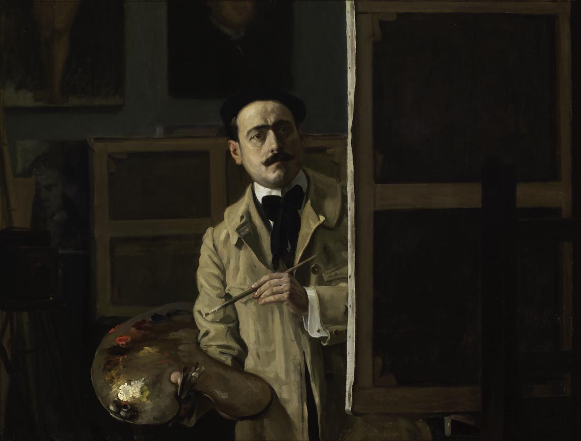 Javier Zigaren autorretratua. BERRIA