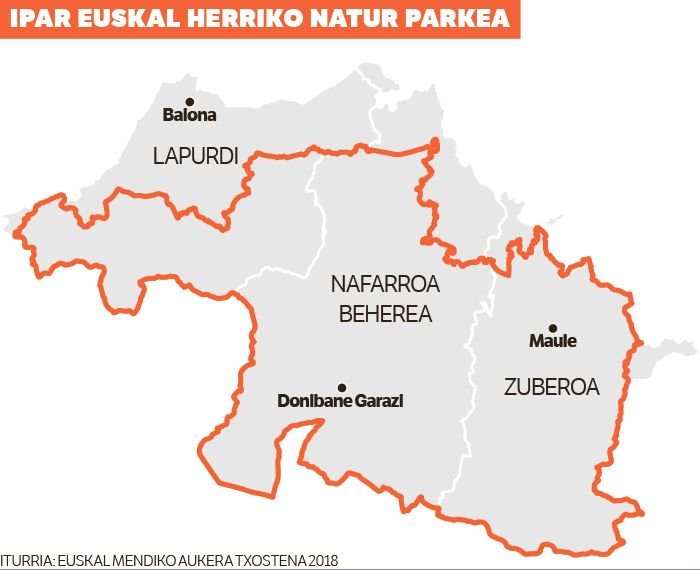 Iparraldeko mendia parke. Iparraldeko mendia parke.