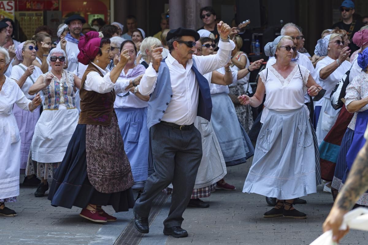 2022ko Errenteriako Erromeria Eguneko dantzari bat. ARITZ LOIOLA / FOKU