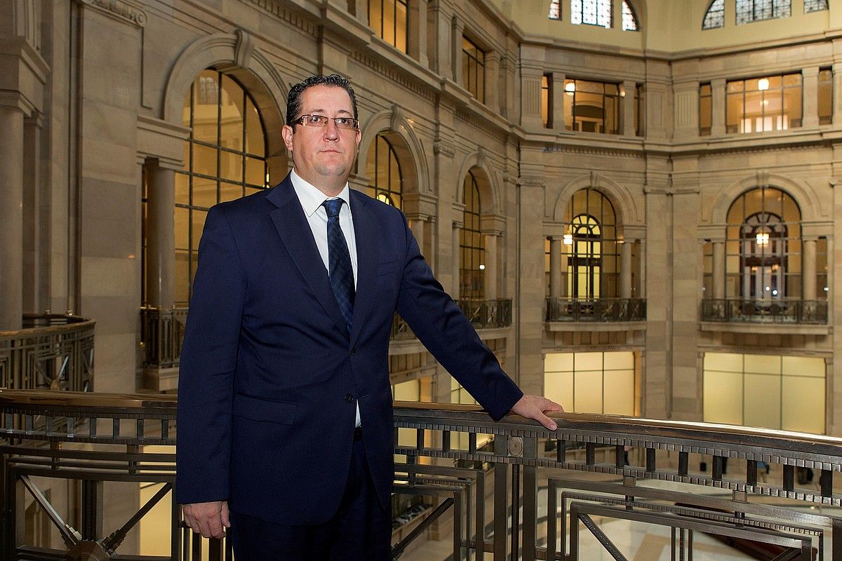Oscar Arce, Espainiako Bankuko Ekonomia zuzendaria. VIDALBALLESTER / EFE.